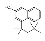 4-(2,4,4-trimethylpentan-2-yl)naphthalen-2-ol结构式