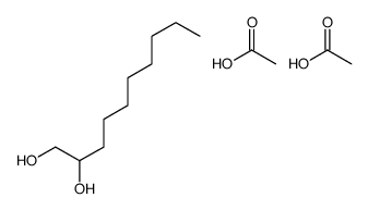 acetic acid,decane-1,2-diol Structure