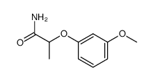 2-(3-methoxyphenoxy)propanamide Structure