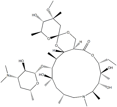 Azithromycin Impurity 11 structure