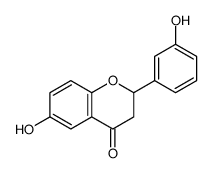 6-hydroxy-2-(3-hydroxyphenyl)-2,3-dihydrochromen-4-one Structure