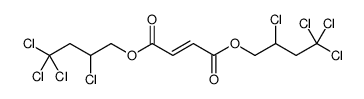 bis(2,4,4,4-tetrachlorobutyl) but-2-enedioate Structure