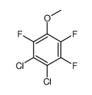 1,2-dichloro-3,4,6-trifluoro-5-methoxybenzene结构式