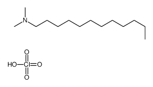 N,N-dimethyldodecan-1-amine,perchloric acid Structure