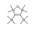 2,2,5,5-tetramethyl-3,4-bis-trimethylsilanyl-2,5-dihydro-[1,2,5]oxadisilole结构式