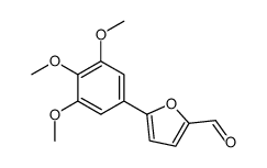 5-(3,4,5-trimethoxyphenyl)furan-2-carbaldehyde结构式
