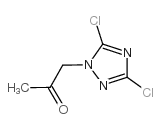 1-(3,5-dichloro-1,2,4-triazol-1-yl)propan-2-one结构式
