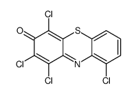 1,2,4,9-tetrachlorophenothiazin-3-one Structure