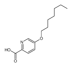 5-heptoxypyridine-2-carboxylic acid结构式