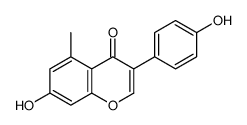 7-hydroxy-3-(4-hydroxyphenyl)-5-methylchromen-4-one Structure