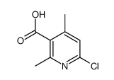 6-chloro-2,4-dimethylpyridine-3-carboxylic acid Structure