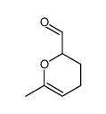 6-methyl-3,4-dihydro-2H-pyran-2-carbaldehyde结构式
