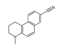 4-methyl-2,3-dihydro-1H-benzo[f]quinoline-8-carbonitrile结构式
