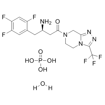 磷酸西他列汀结构式
