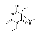 1,5-Diethyl-5-isopropenylbarbituric acid Structure