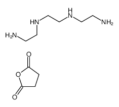 聚亚烷基衍生的二氢-2,5-呋喃二酮与单亚烷基胺生成的反应产物结构式
