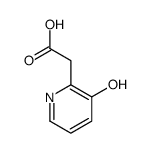 2-(3-羟基吡啶-2-基)乙酸结构式