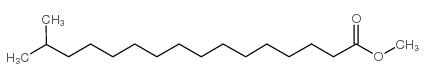 15-甲基十六烷酸甲酯结构式