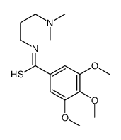N-[3-(Dimethylamino)propyl]-3,4,5-trimethoxybenzothioamide结构式