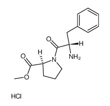 L-phenylalanyl-L-proline methyl ester hydrochloride Structure