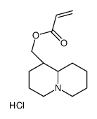 [(1R,9aR)-2,3,4,6,7,8,9,9a-octahydro-1H-quinolizin-1-yl]methyl prop-2-enoate,hydrochloride Structure