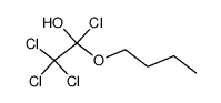1-butoxy-1,2,2,2-tetrachloroethanol Structure