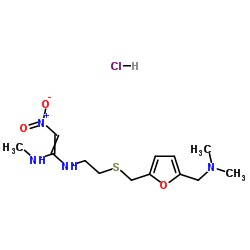 Ranitidine hydrochloride structure