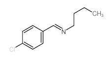 1-Butanamine,N-[(4-chlorophenyl)methylene]-结构式