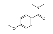 4-甲氧基-N,N-二甲基-苯甲酰胺结构式