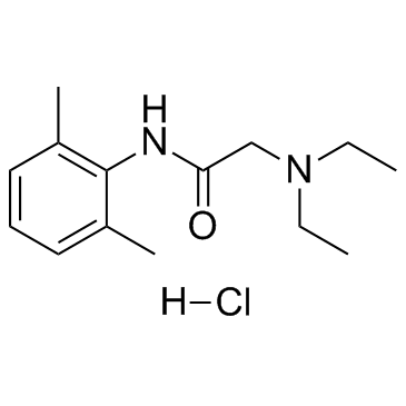 盐酸利多卡因结构式