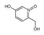 2-Pyridinemethanol, 5-hydroxy-, 1-oxide (9CI)结构式