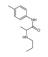 N-(4-methylphenyl)-2-(propylamino)propanamide Structure