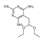 4,6-diamino-5-(2,2-diethoxyethyl)pyrimidine-2-thiol Structure