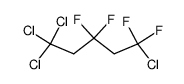1,1,1,5-tetrachloro-3,3,5,5-tetrafluoropentane Structure
