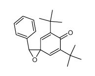 5,7-di-tert-butyl-2-phenyl-1-oxaspiro[2.5]octa-4,7-dien-6-one结构式