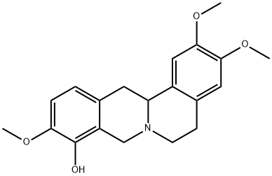 Tetrahydropalmatrubine Structure