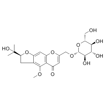 Prim-O-glucosylcimifugin Structure