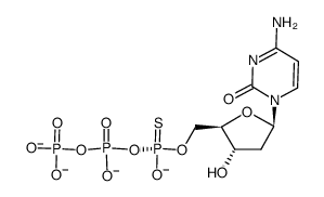 2'- deoxycytidine- 5'- o- (1- thiotriphosphate), rp- isomer ( rp-dctp-α-s ) Structure