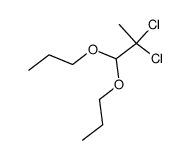 2,2-dichloro-1,1-dipropoxy-propane Structure