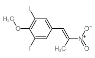 1,3-diiodo-2-methoxy-5-(2-nitroprop-1-enyl)benzene Structure
