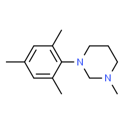 Pyrimidine, hexahydro-1-methyl-3-(2,4,6-trimethylphenyl)- (9CI)结构式