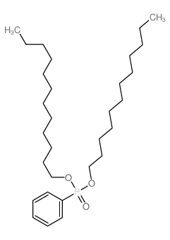 1-(dodecoxy-phenyl-phosphoryl)oxydodecane Structure