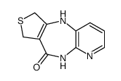 5,7,9,10-Tetrahydro-6H-pyrido[2,3-b]thieno[3,4-e][1,4]diazepin-6-one结构式