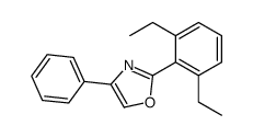 2-(2,6-diethylphenyl)-4-phenyl-1,3-oxazole Structure