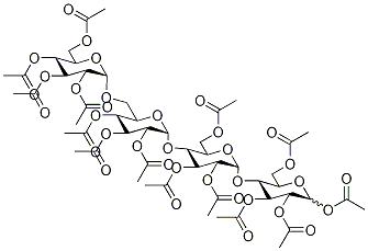 6-α-D-Glucopyranosylmaltotriose Tetradecaacetate structure