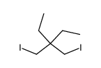 1,3-diiodo-2,2-diethylpropane Structure