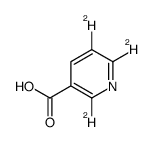 烟酸-d3(主要)结构式