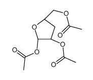 (2S,3S,5S)-5-(ACETOXYMETHYL)-TETRAHYDROFURAN-2,3-DIYL DIACETATE Structure