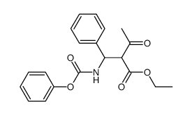 phenyl [1-phenyl-2-(ethoxycarbonyl)-3-oxobutyl]carbamate Structure