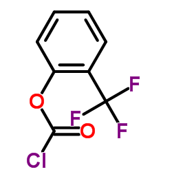 2-(三氟甲基)苯基 氯甲酸结构式